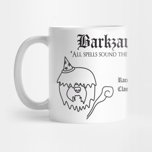 RPG Dog Class - Wizard (Barkzard) Mug